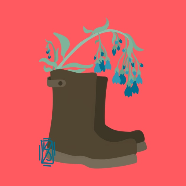 Bluebell Rain Boots by Pastel.Punkk