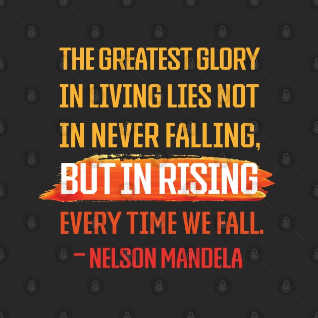 Rising Nelson Mandela Quote by sentinelsupplyco