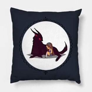 Girl and Beast 2 Pillow