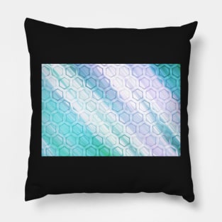 Fractal hexagons Pillow