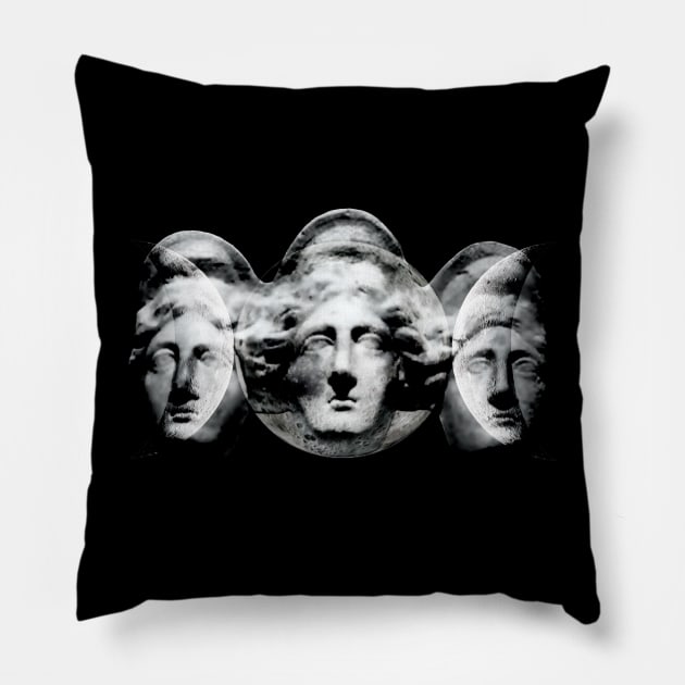 Triple Moon Hecate Pillow by Aflamed Designs