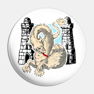 Dragon tower Pin