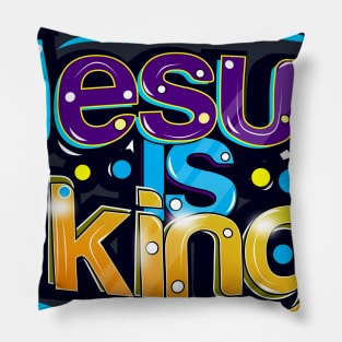 jesus is king Pillow