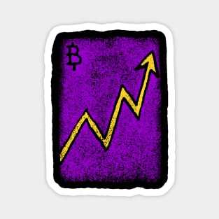 Bitcoin Graph - Vintage Style Magnet