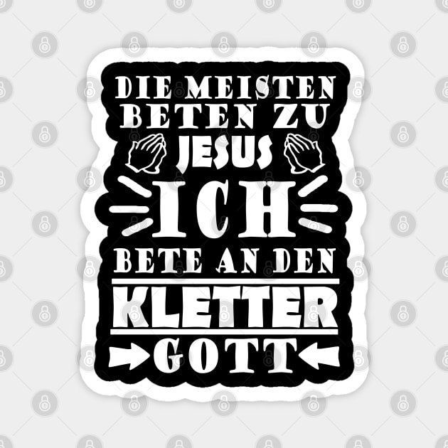 Klettern Felswand Kletterseil Extremsport Berge Magnet by FindYourFavouriteDesign