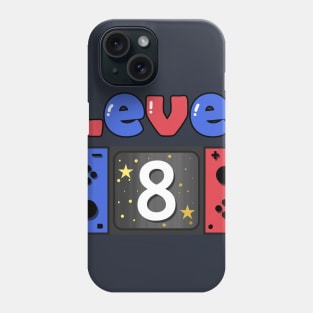 level 8 birthday 8 year old Phone Case