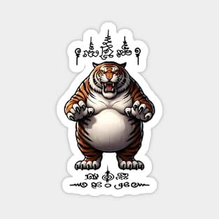 Thai Tattoo Parody "Sak Yant Tiger" Magnet