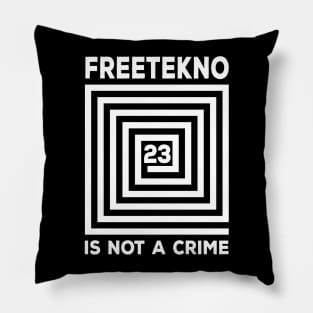 Free Party Is Not A Crime! Pillow