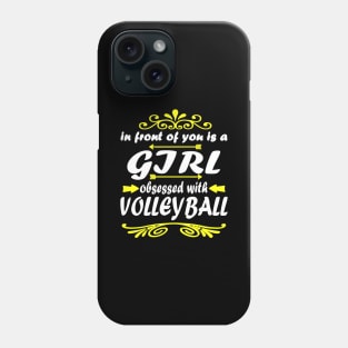 Volleyball Team Gift Girl Sport Slogan Phone Case