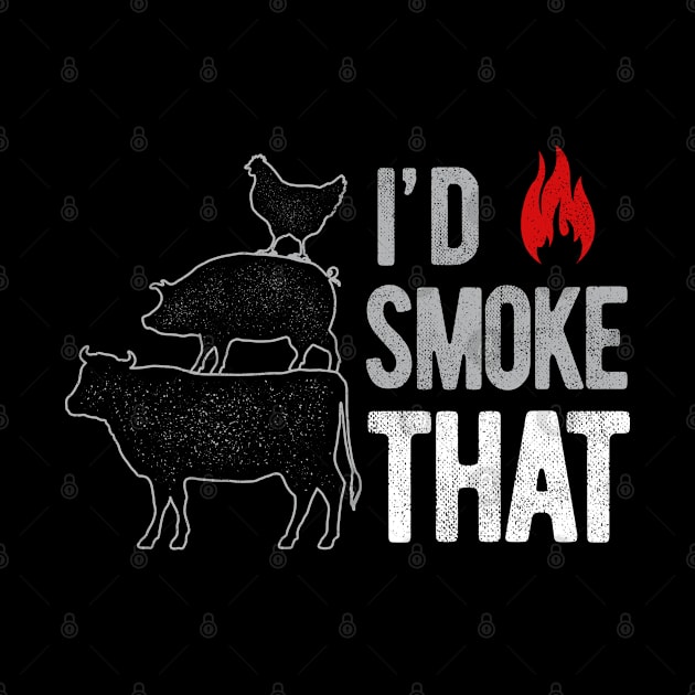 I'd Smoke That Funny BBQ Party by BrightGift