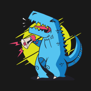 T-Rex With Megaphone T-Shirt