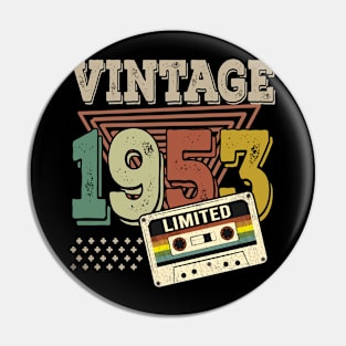 Vintage 1953 Decoration 71st Birthday Pin