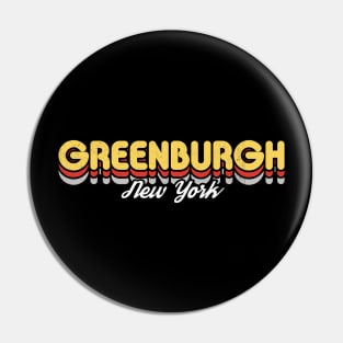 Retro Greenburgh New York Pin