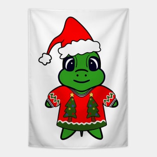 UGLY Christmas Sweater Turtle Tapestry