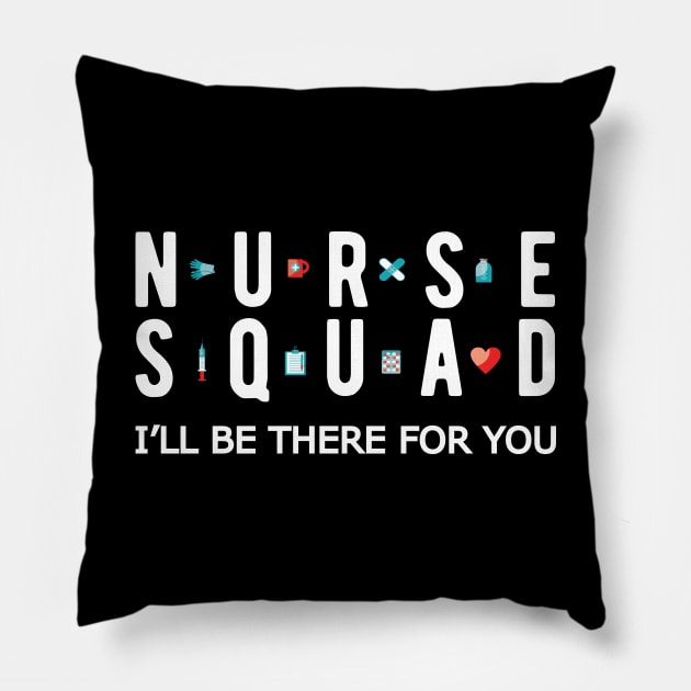 Nurse Squad Pillow by KC Happy Shop