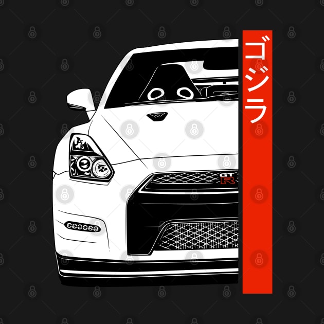 R35 GTR Skyline Godzilla JDM Tuning Car by Automotive Apparel & Accessoires