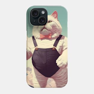 Feline Flex: The Beefcake Kitty Brigade" - Pip Phone Case