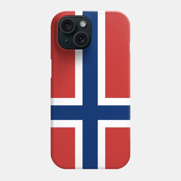 Norway Flag Phone Case by Historia