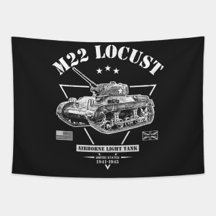 M22 Locust Airborne Light Tank Tapestry