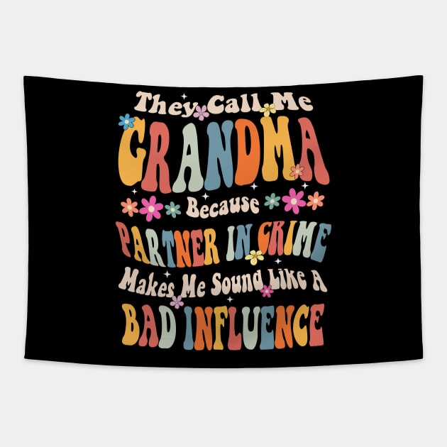 Grandma They call Me Grandma Tapestry by Bagshaw Gravity