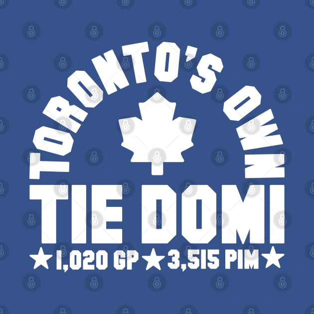 Toronto's Own Tie Domi by Carl Cordes