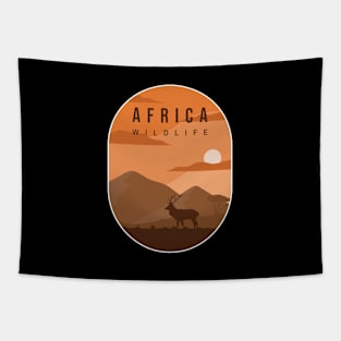 African Wildlife Tapestry