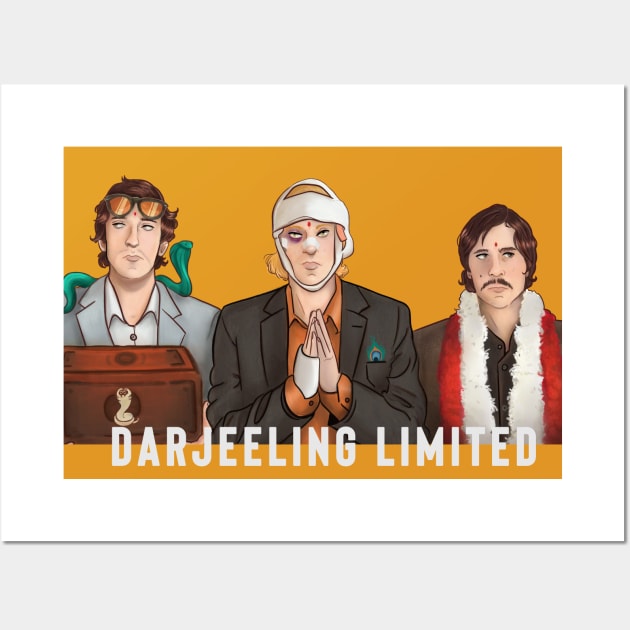 The Darjeeling limited poster film Wes Anderson Framed Print by