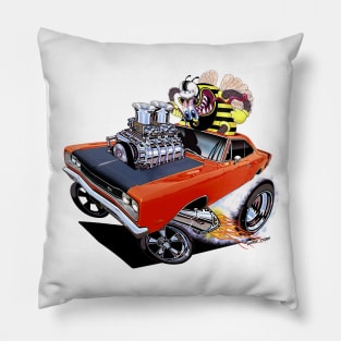 1969 Born to Buzz T Shirt Pillow