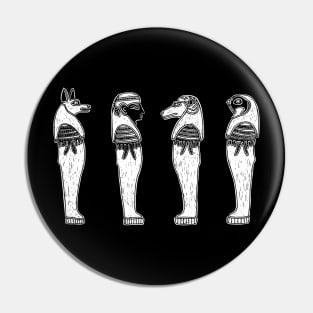 The Four Sons of Horus Pin