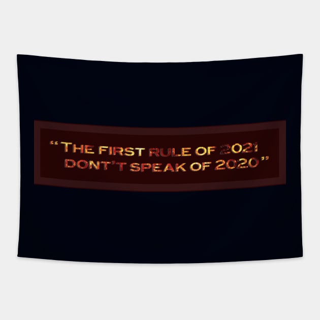 Fright Club Rule (2020) Tapestry by SD9