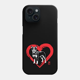 I Love My Lancashire Heeler - I Love my dog - Alert dog Phone Case