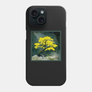 Japanese yellow maple Phone Case