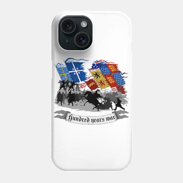 Hundred years war Phone Case by ArtForge