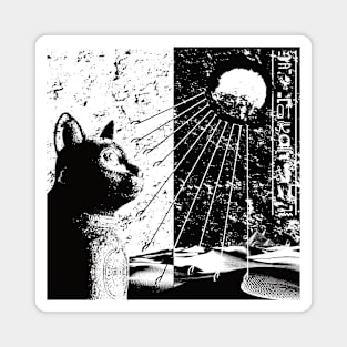 Egyptian Catmoon Magnet