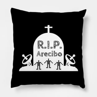 Rest In Peace Arecibo Observatory Pillow