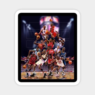 BASKETBALLART -ALL  jordan sLAM dUNK Magnet