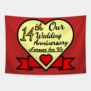 Our 14th Wedding anniversary Tapestry