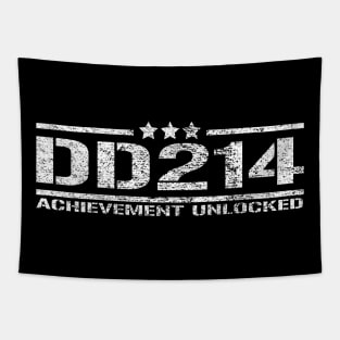 DD-214 Achievement Unlocked Tapestry