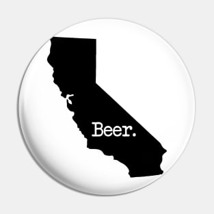 California Beer CA Pin