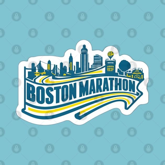 boston marathon by CreationArt8