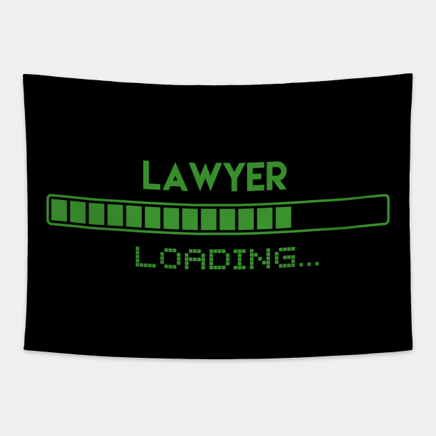 Lawyer Loading Tapestry by Grove Designs