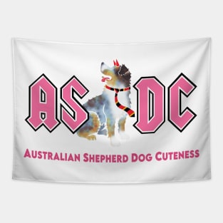 Australian Shepherd Dog Cuteness Tapestry