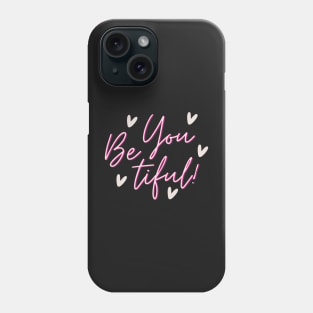 Be(you)tiful stickers, hats Phone Case