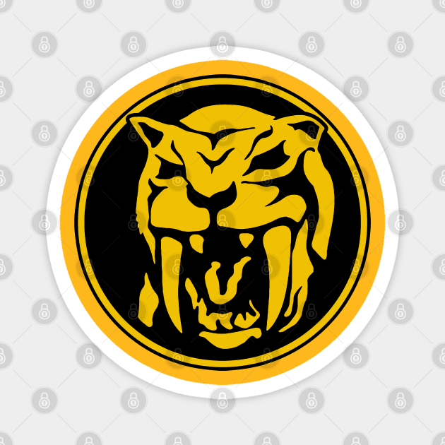 Sabertooth Tiger Power Coin Magnet by Javier Casillas