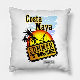 Costa Maya, Mexico Pillow