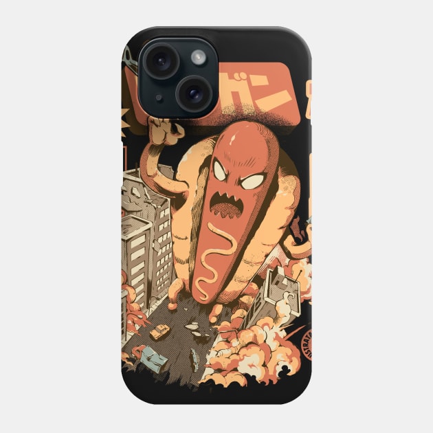 Great Hot Dog - Black Phone Case by Ilustrata