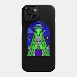 Stained Glass Alien Phone Case