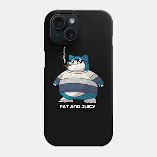 Fat and juicy, cartoon monster! Phone Case