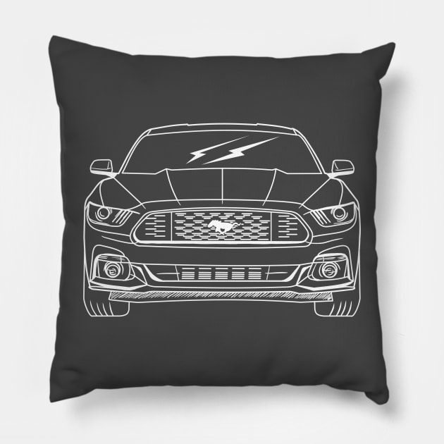 Ford Mustang Pillow by Aurealis