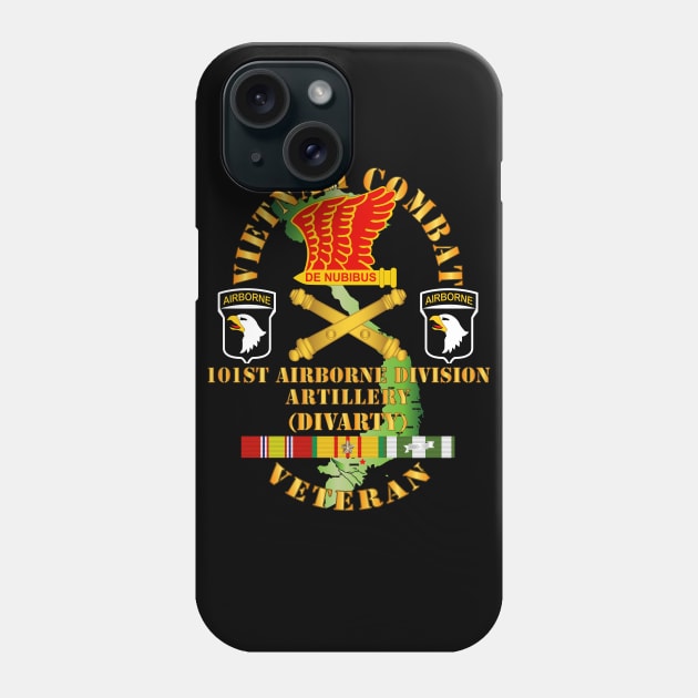 Vietnam Combat Veteran w 101st Airborne Div (DIVARTY) w DUI - VN SVC X 300 Phone Case by twix123844